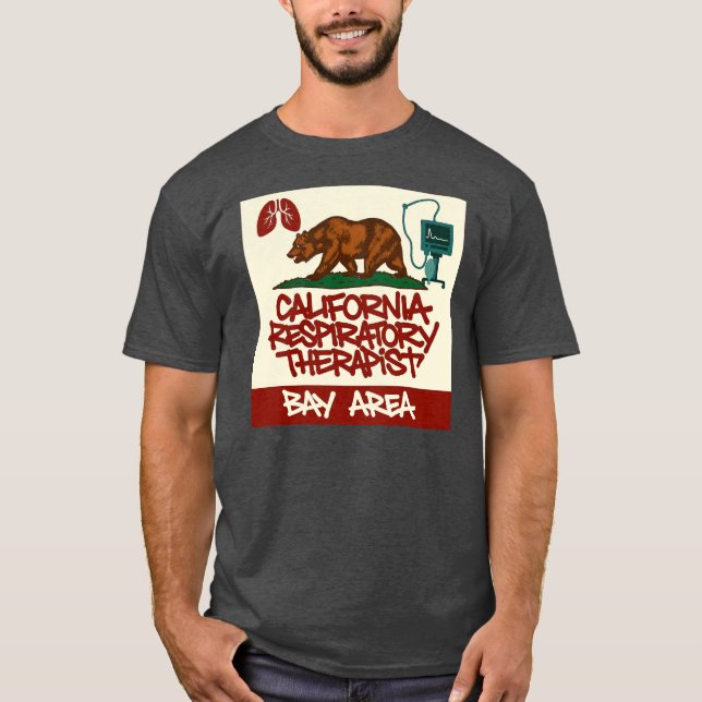 T-SHIRT CALIFORNIA RESPIRATORY (Devant)