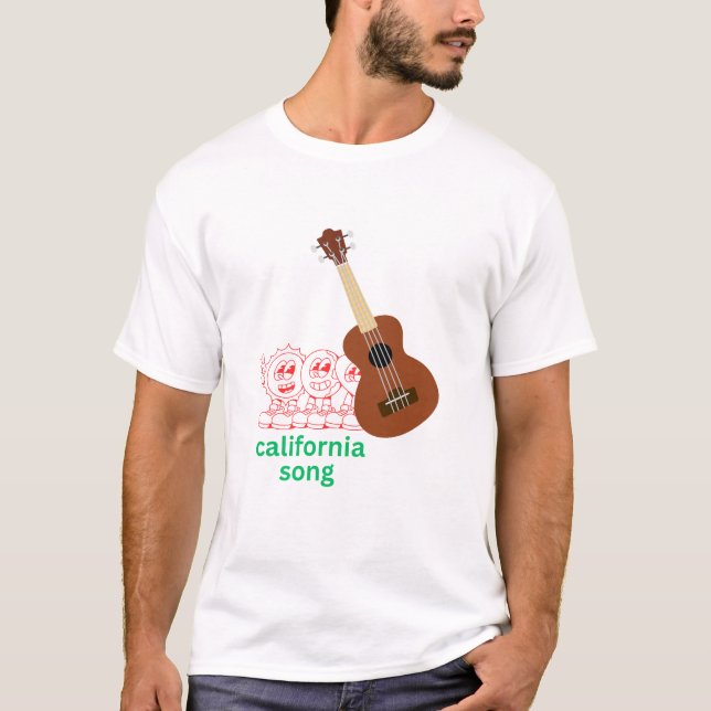T-shirt california  song (Devant)
