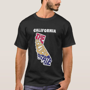 T-shirt California State Pseuname Word Art
