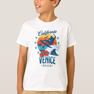 T-shirt California Surfing Venice beach