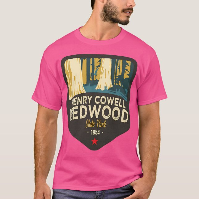 T-shirt California Treasures Badge 4 De 10 - Henry Cowell (Devant)