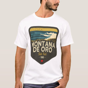 T-shirt California Treasures Badge - Montana De Oro State