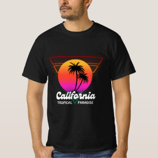 T-shirt California Tropical Paradise