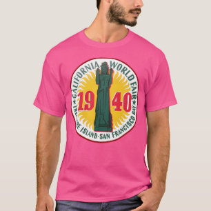 T-shirt California World Fair 1940 San Francisco Treasure