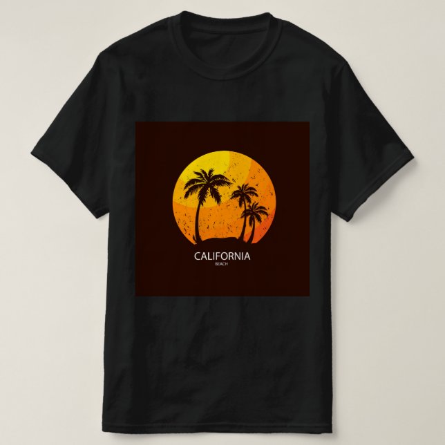 T-shirt californie (Design devant)