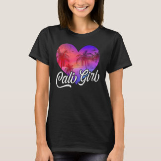 T-shirt Californie Cali Fille Mignonne Californie