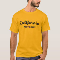 Californie Côte Ouest Nice Design Texte