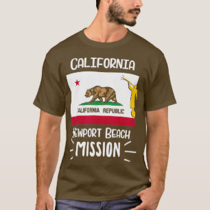 T-shirt Californie Newport Beach Mormon LDS Mission Cadeau