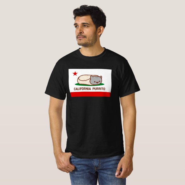T-SHIRT CALIFORNIE PURRITO (Devant entier)