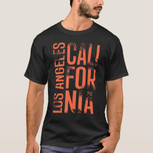 T-shirt Californie Sunset Surf Los Angeles Appel Pour Nia
