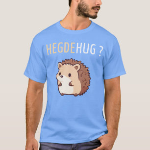 T-shirt Calin de hérisson mignon bande dessinée kawaii ave