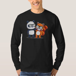 T-shirt Câlin d'ours panda pour un panda roux Pandas roux
