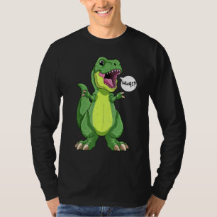 T-shirt Câlins de dinosaure Mignon dino rex câlin amour ét