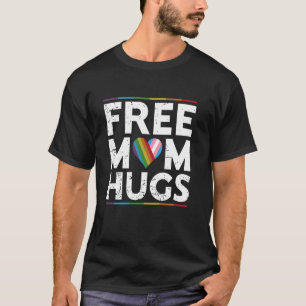 T-shirt Câlins de maman libres pour le cœur Fierté LGBT Dé