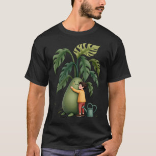 T-shirt Câlins de plante