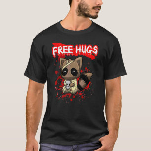 T-shirt Câlins Gratuits Halloween Sarcasme Tenue Effrayant