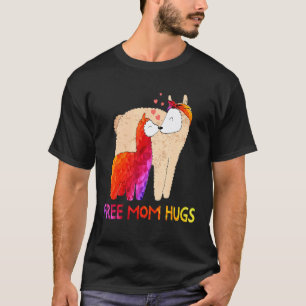 T-shirt Câlins gratuits pour maman Mama Llama Mois LGBT 20