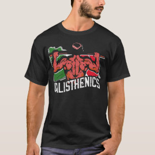 T-shirt Calisthène Athlète Italie Drapeau Fitness Street W