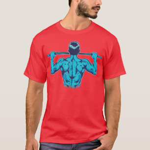 T-shirt Calisthenics Attraper l'entraînement Retour Jour G