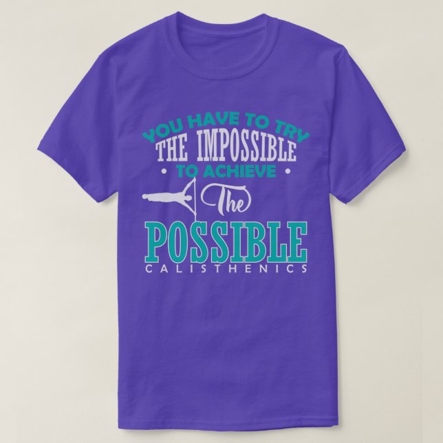 T-shirt Calisthénique dit (Design devant)