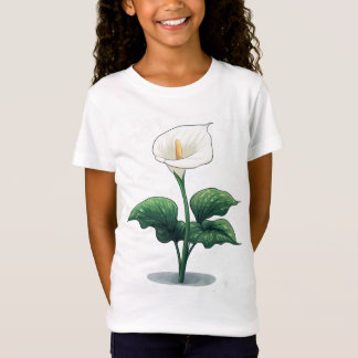 T-Shirt Calla Lily Kawaii Art