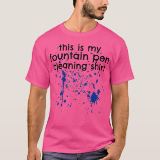T-shirt Calligraphe du collecteur de stylo-fontaine