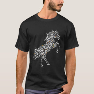 T-shirt Calligraphie arabe Poème Arabian Horse Al-Mutanabb