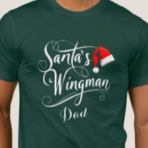 Calligraphie de Noël Père Noël’s Wingman éditable