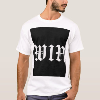 T-Shirt Calligraphie Gothique WIN | Mo Ästhetisme