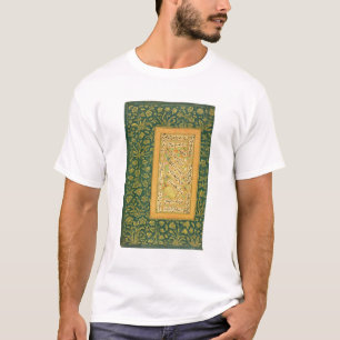 T-shirt Calligraphie par Mir Ali de coeur, avec un bor de