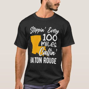 T-shirt Callin' Baton Rouge Concert De Musique Pour Femmes