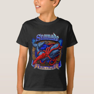 T-shirt Calmar géant de Seamade contre la conception de