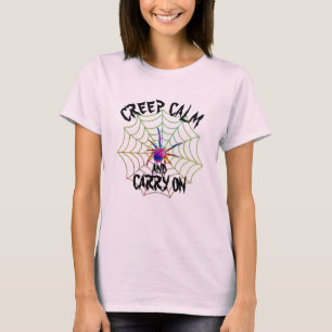 T-shirt Calme Et Carrière Sur L'Araignée Tarantula Hallo