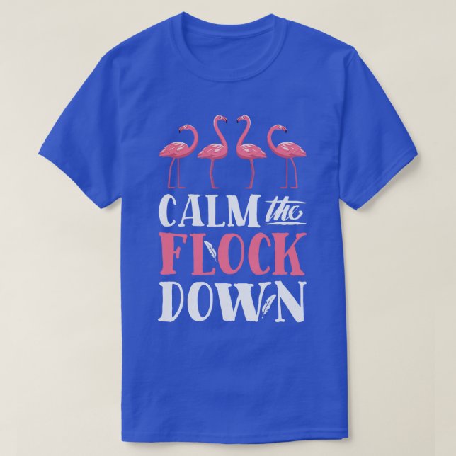 T-shirt Calme Le Flamant rose de la volée pour les femmes  (Design devant)