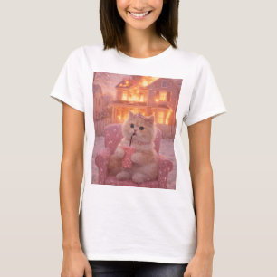 T-shirt Calmer la princesse chat pendant le chaos total
