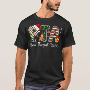 T-shirt Calot de Noël rétro pour assistant(e) en physiothé