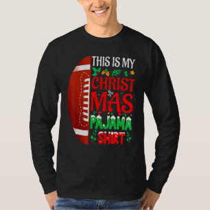 T-shirt Calot de Père Noël en pyjama de Noël USA Football