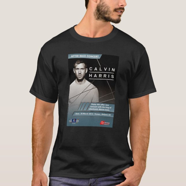 T-shirt Calvin Harris (Devant)