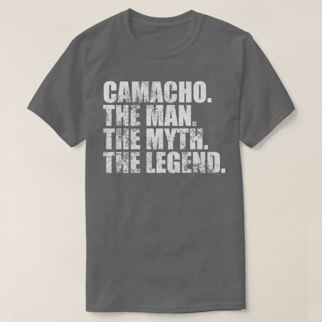 T-shirt Camacho Camacho Nom de famille Camacho Nom de fami (Design devant)