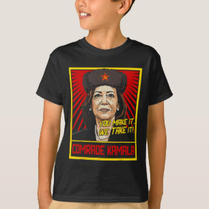 T-shirt Camarade Kamala Kamala Harris Tim Wheimer Coach 20