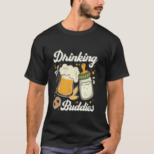 T-shirt Camarades de Boisson Papa et Bébé Fête des Pères B