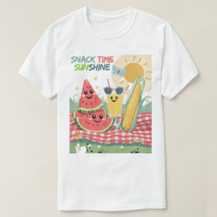 T-shirt Camarades de pique-nique – Équipe de collations es