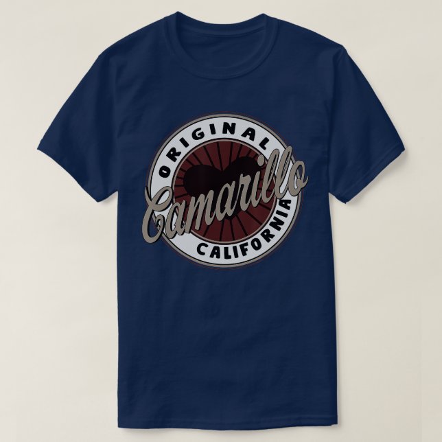 T-shirt Camarillo Voyage Souvenir à la Californie (Design devant)