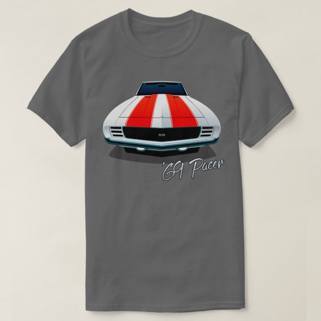 T-shirt Camaro SS Indy 500 Pace 1969 (Design devant)