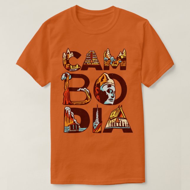 T-shirt Cambodge (Design devant)