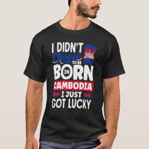 T-shirt Cambodge Cambodge Cambodge Drapeau Cambodge Je Vie