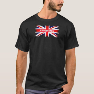 T-shirt Cambridge Comté Angleterre Royaume-Uni Drapeau bri