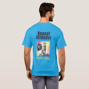 T-shirt Camedian Répéter l'offensant Personnalisé T Chemis