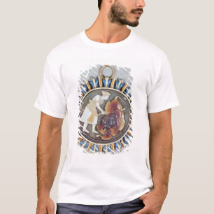 T-shirt Camée dépeignant le lion de massacre de Shah Jah