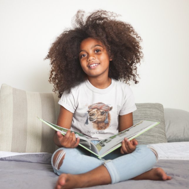 T-shirt Camel de Noël, personnalisable (Créateur téléchargé)